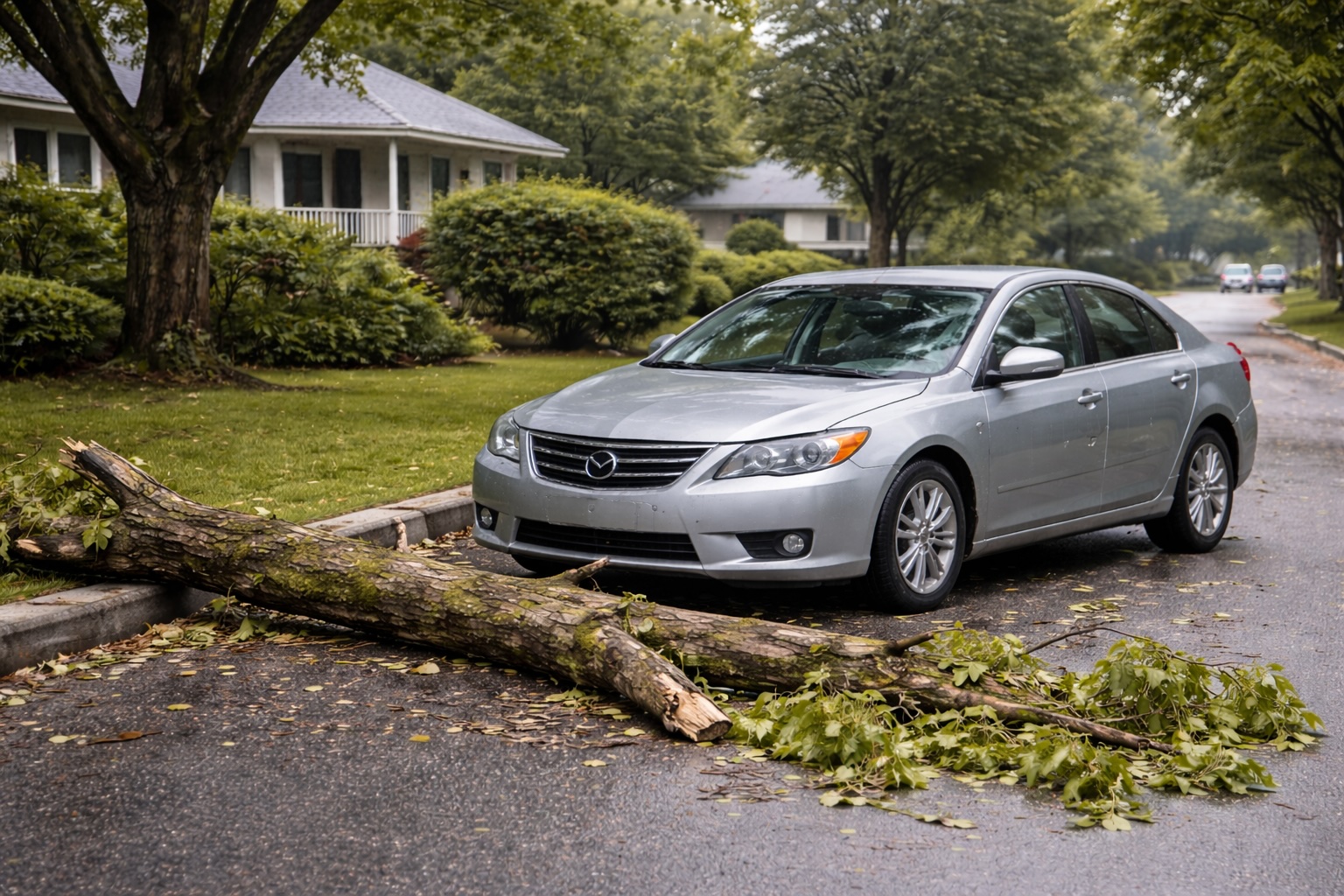 Responsabilità per caduta di alberi o rami su auto o proprietà
