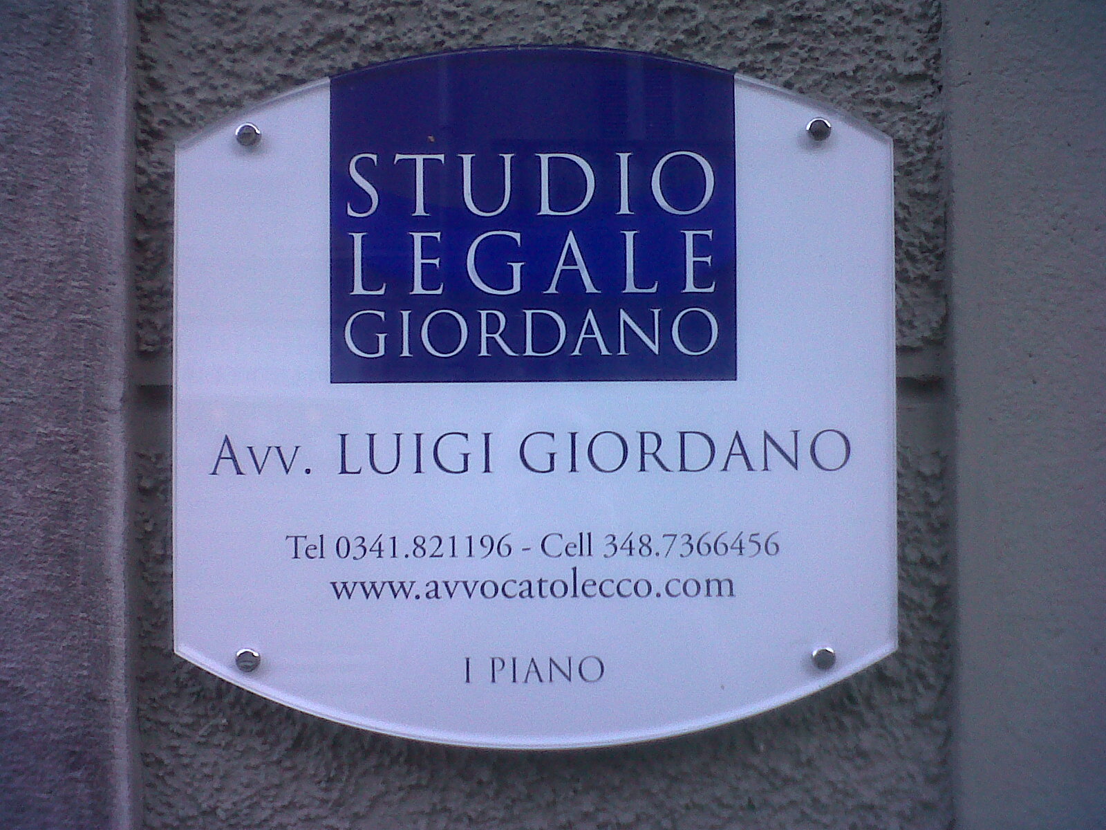 avv. Luigi Giordano – Studio Legale – Bellano – Lecco